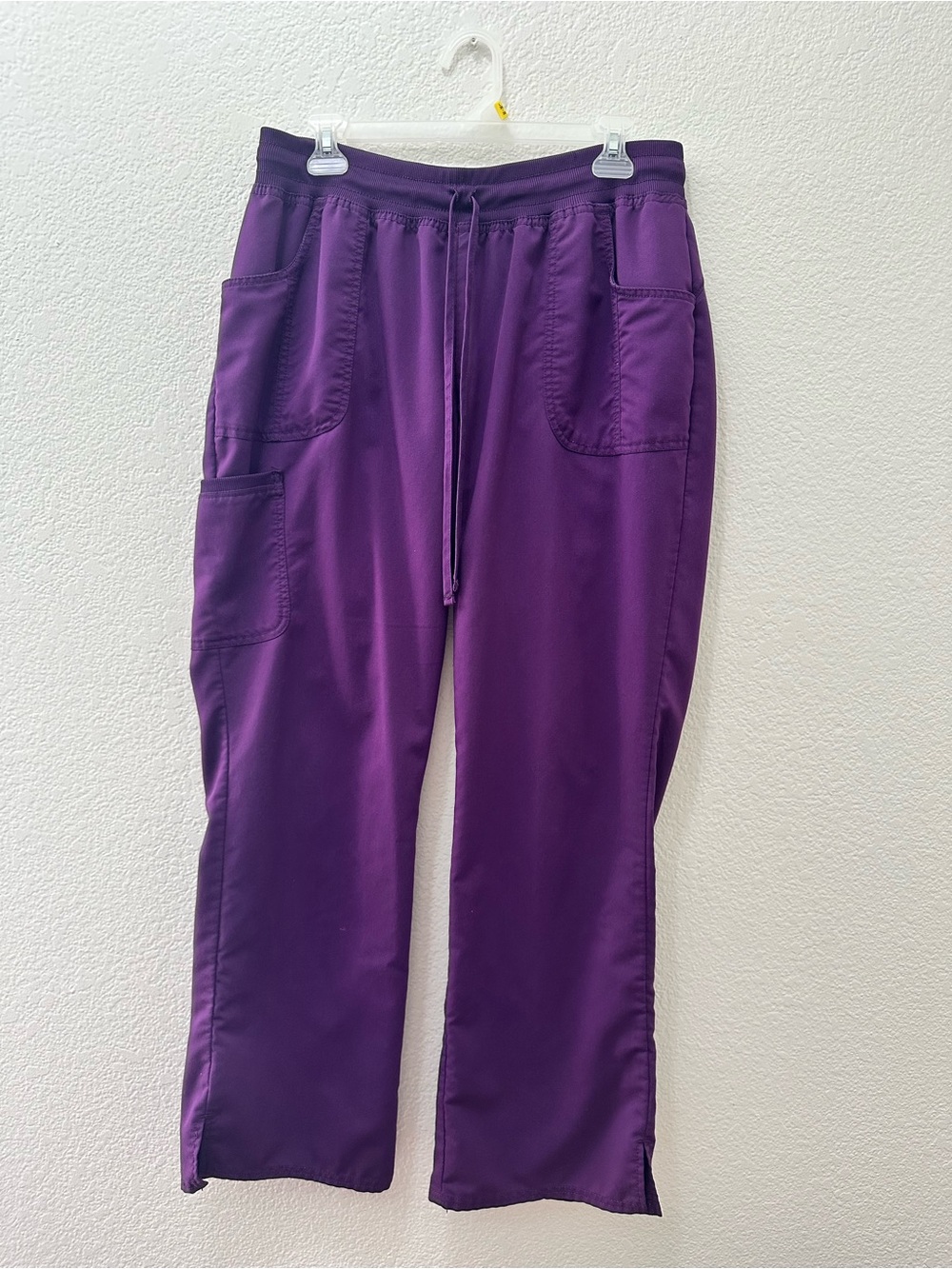 Women’s Purple Drawstring Scrub Pants